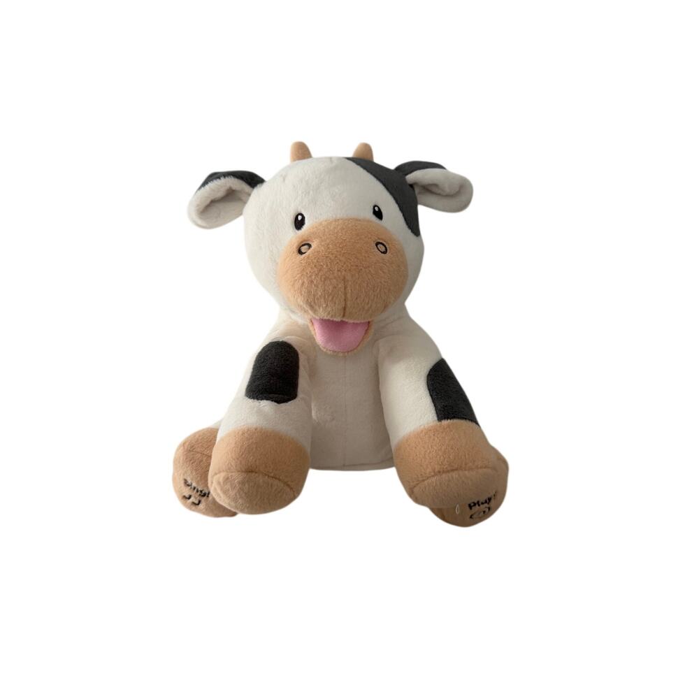 GUND Baby Buttermilk The Cow Open Mouth Plush Stuffed Animal Singing